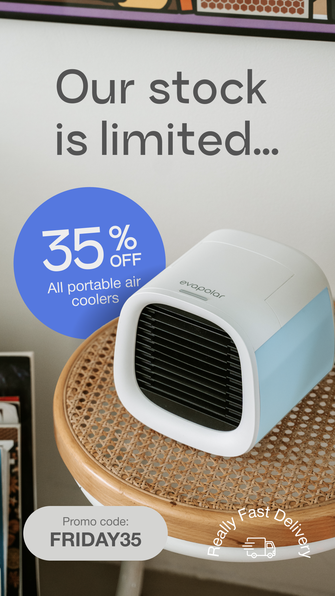 evaCHILL - An Ultraportable Evaporative Air Cooler.